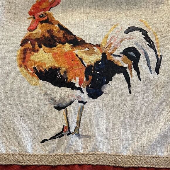 Rooster Tablerunner 70” - Picture 4 of 4